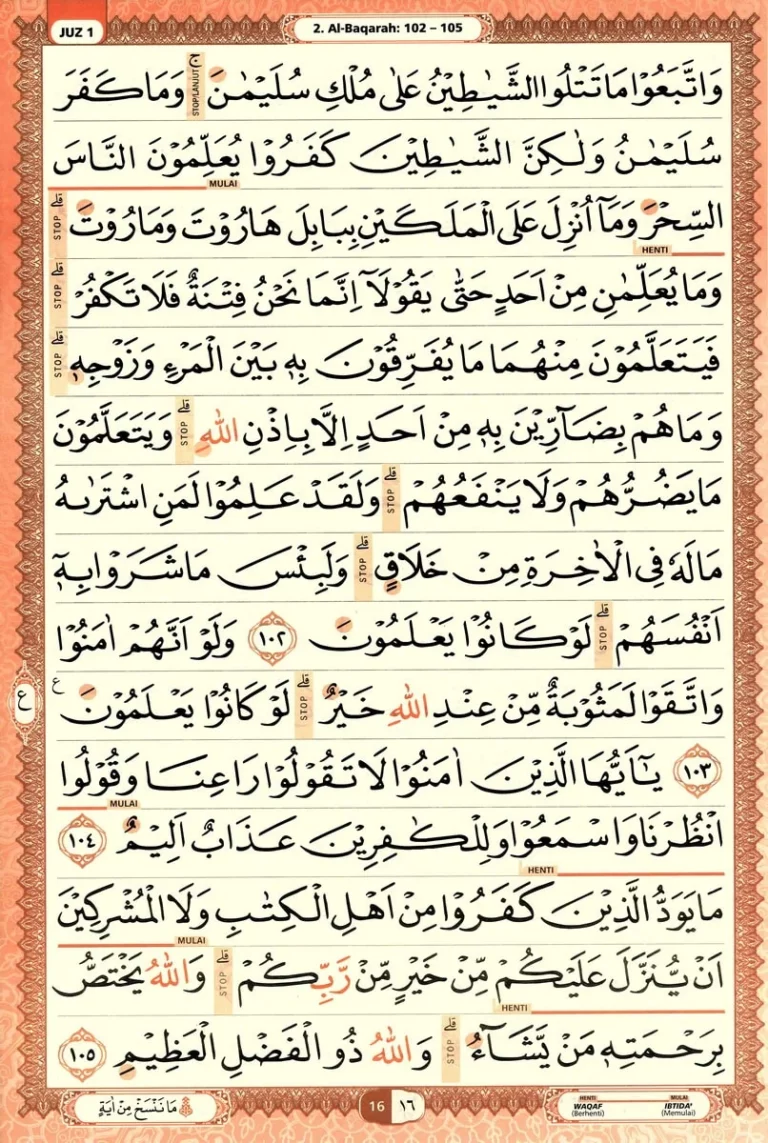 Al Quran Halaman 16