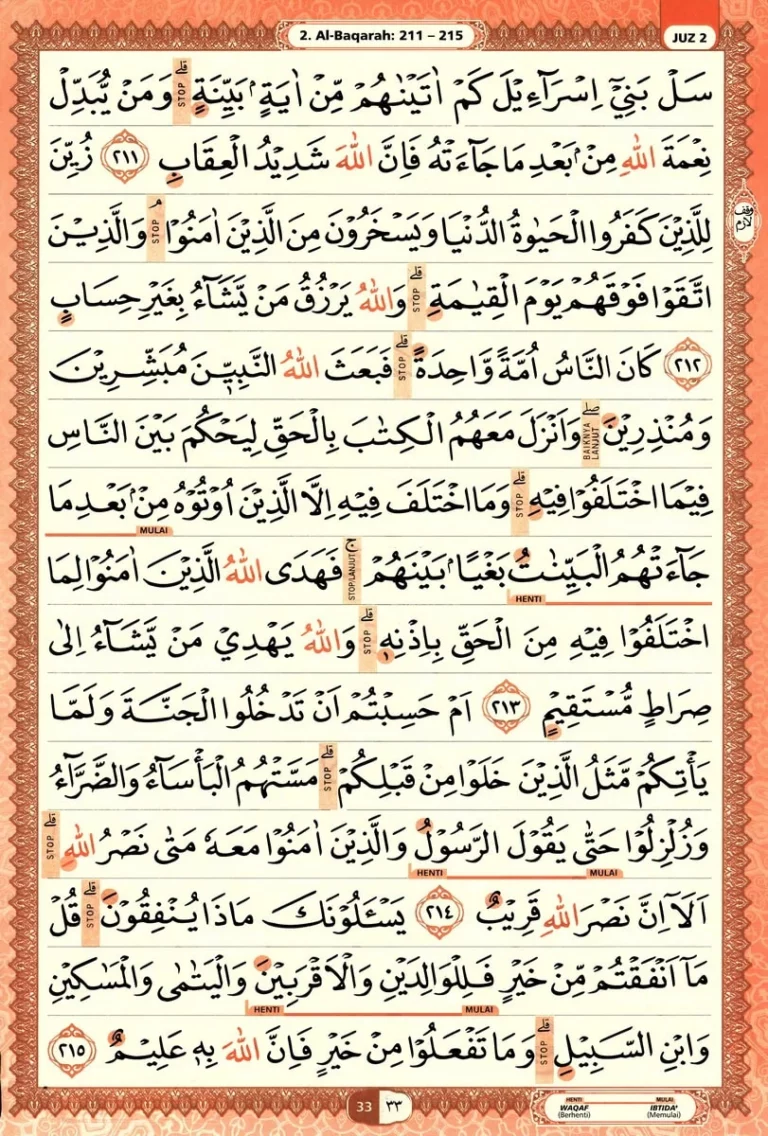 Al Quran Halaman 33