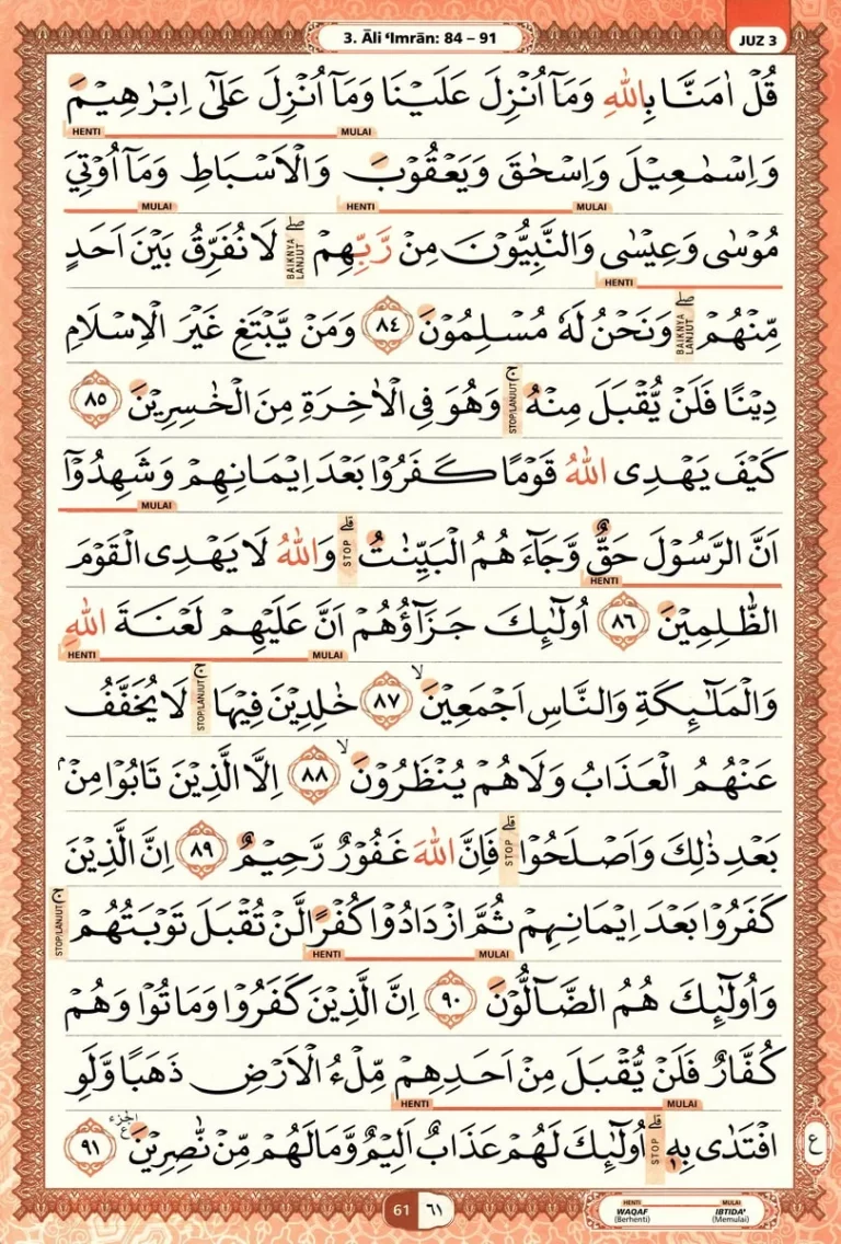 Al Quran Halaman 61