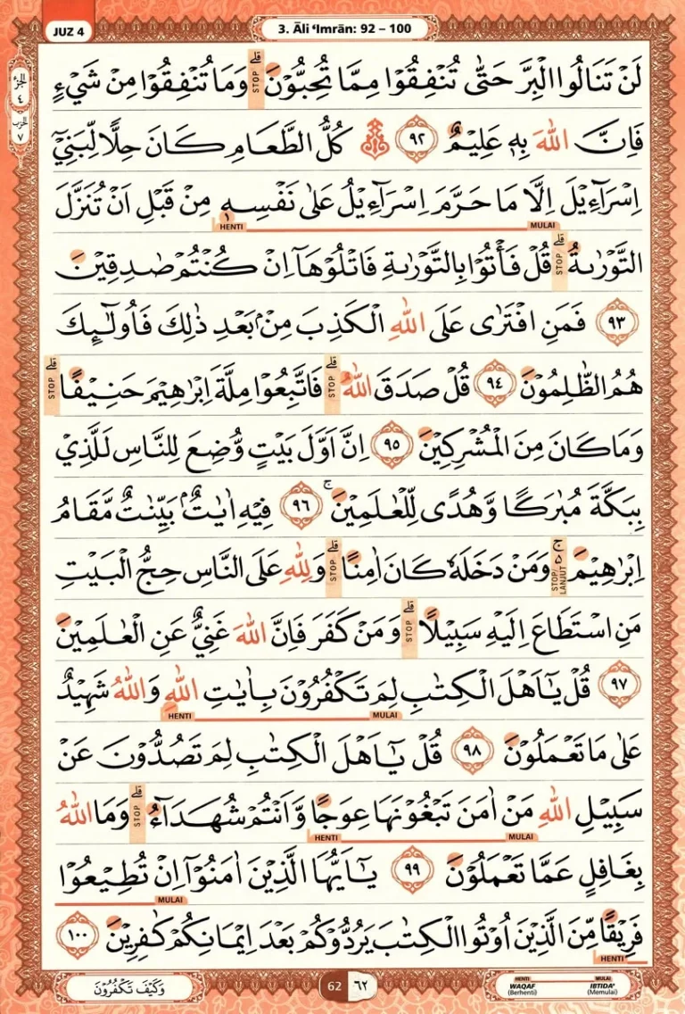 Al Quran Halaman 62