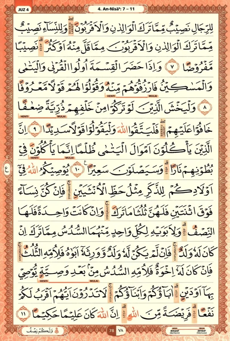 Al Quran Halaman 78