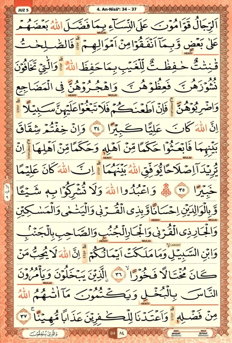 Al Quran Halaman 84