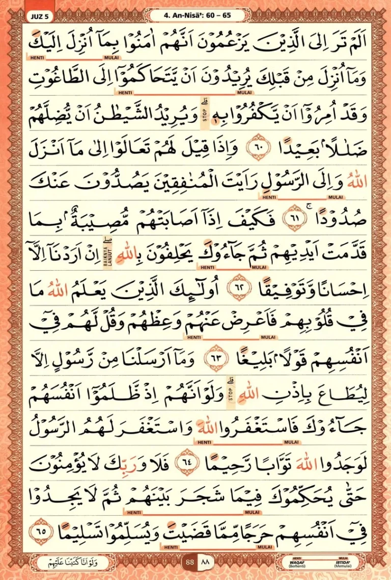 Al Quran Halaman 88