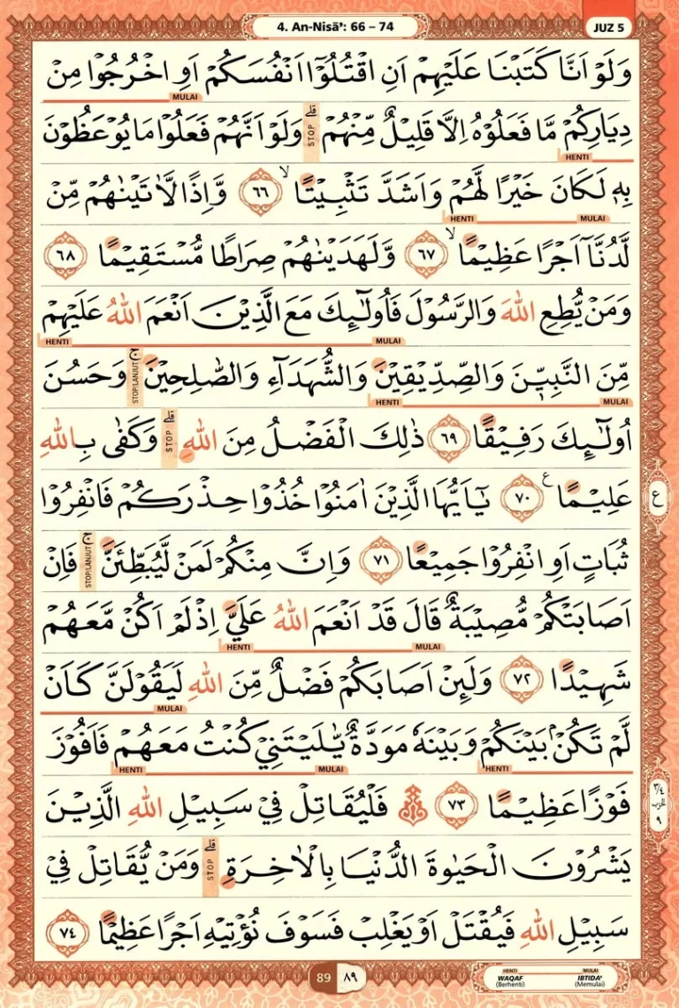 Al Quran Halaman 89