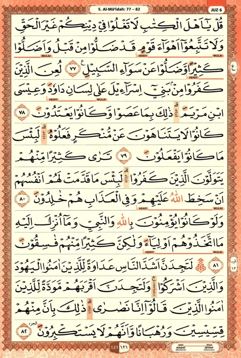 Al Quran Halaman 121