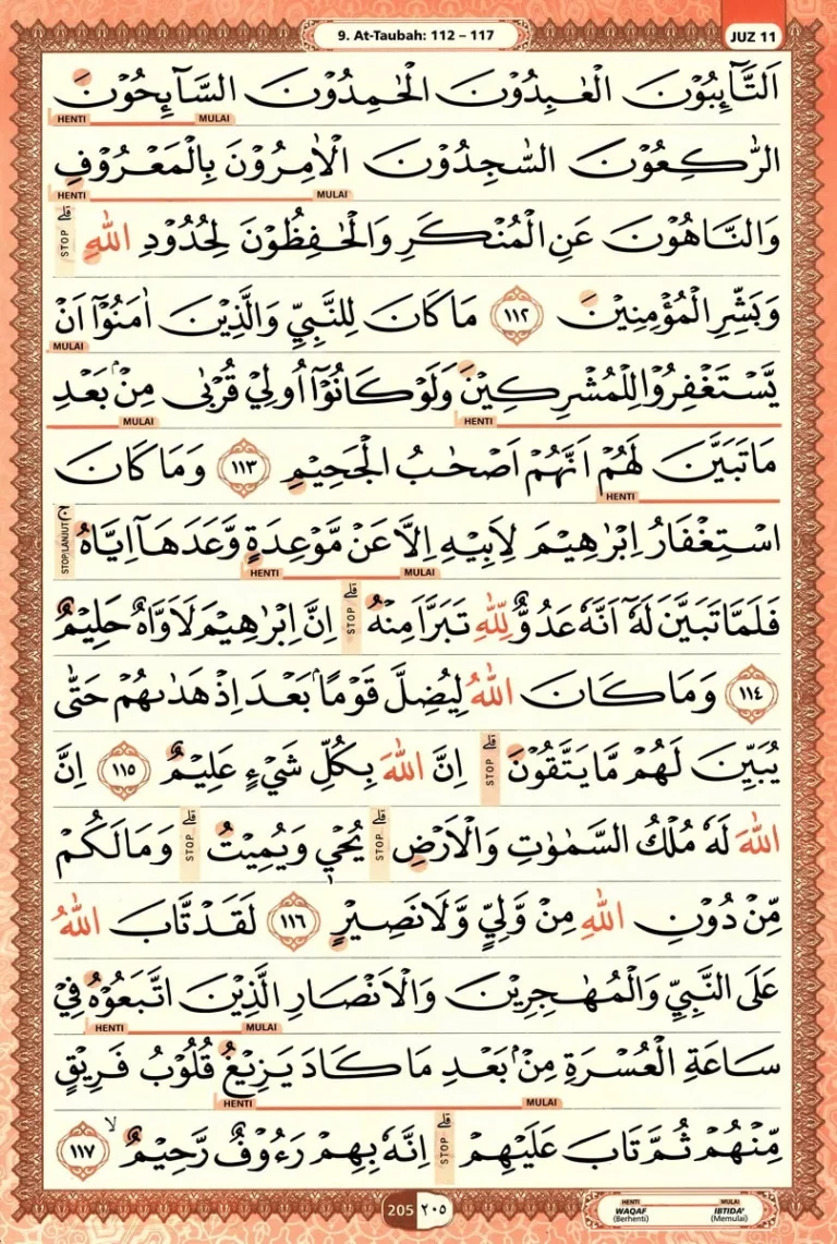 Al Quran Halaman 205