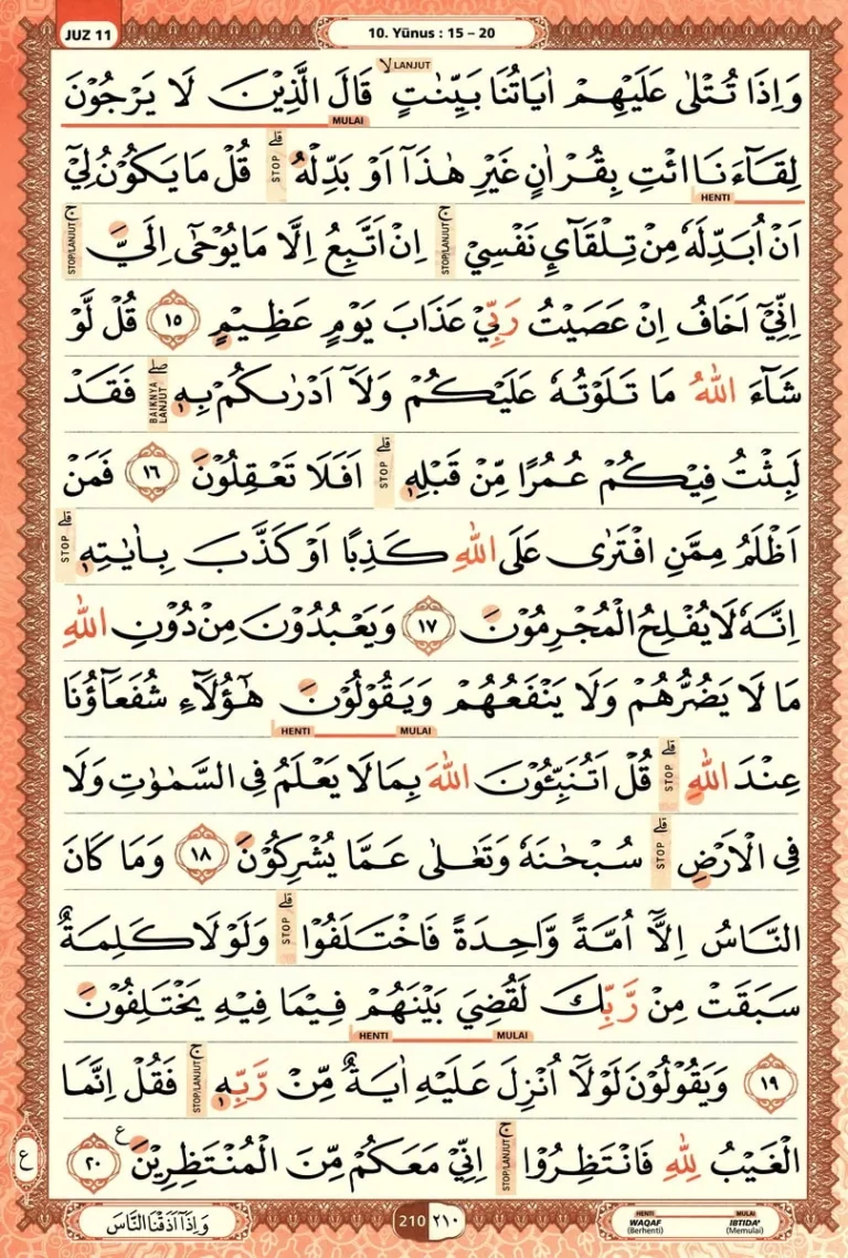 Al Quran Halaman 210