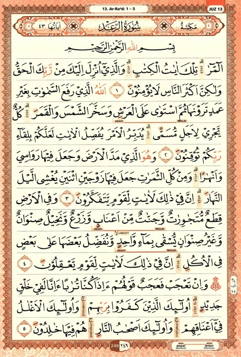 Al Quran Halaman 249