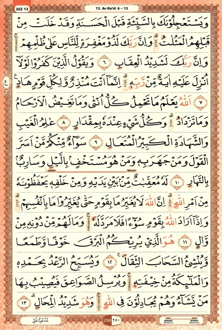 Al Quran Halaman 250