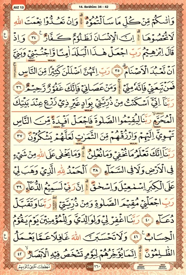 Al Quran Halaman 260