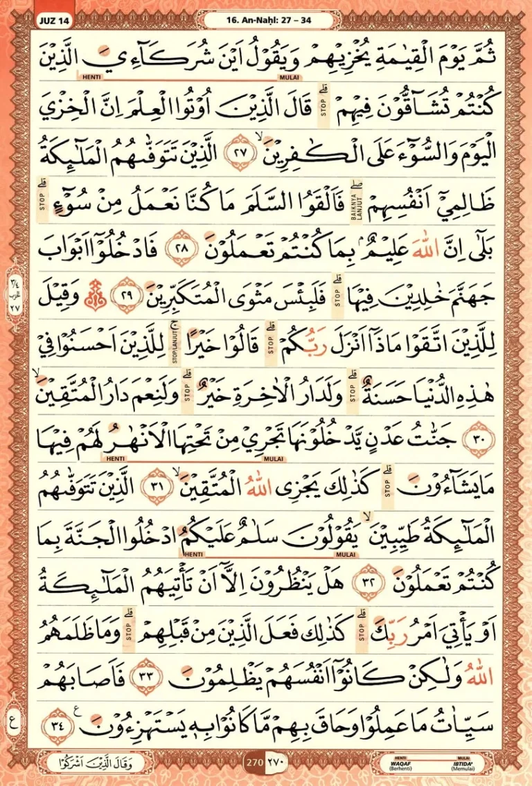 Al Quran Halaman 270