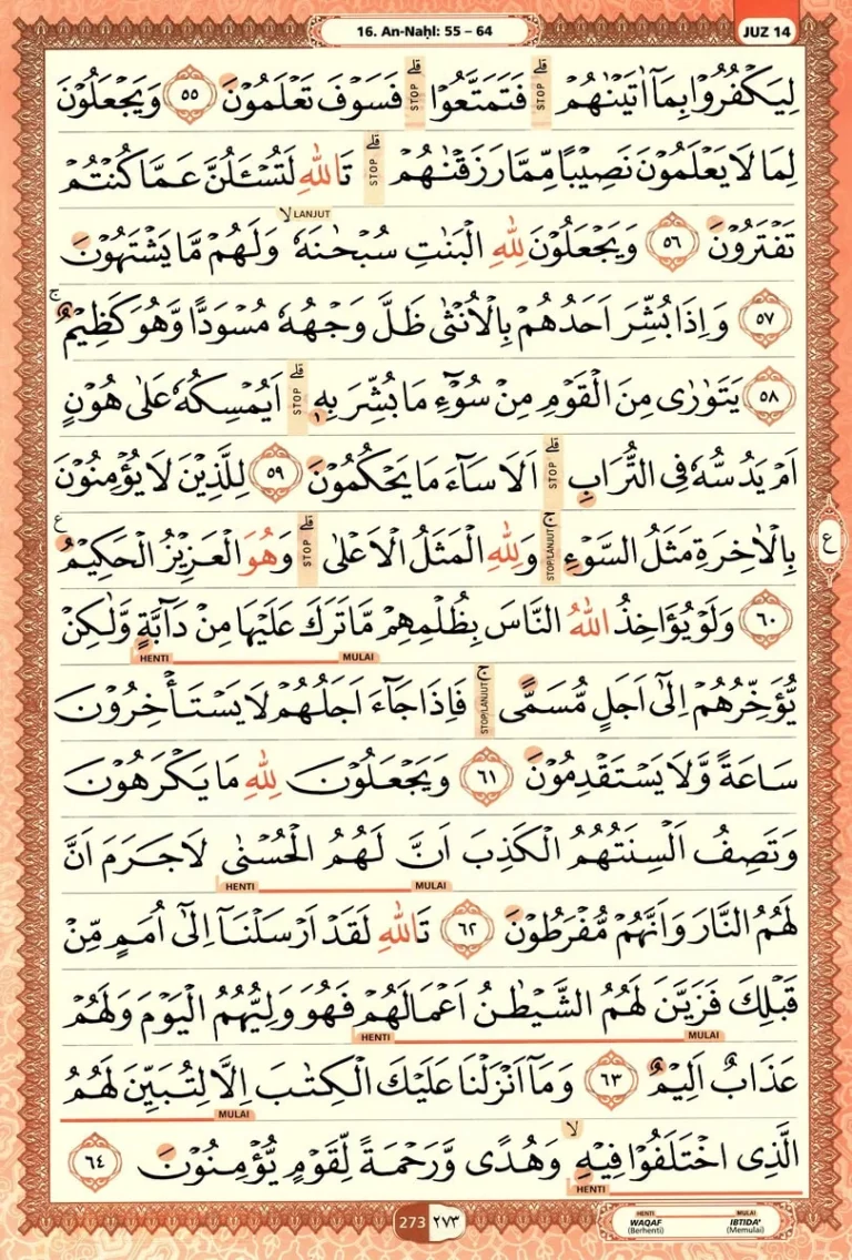 Al Quran Halaman 273