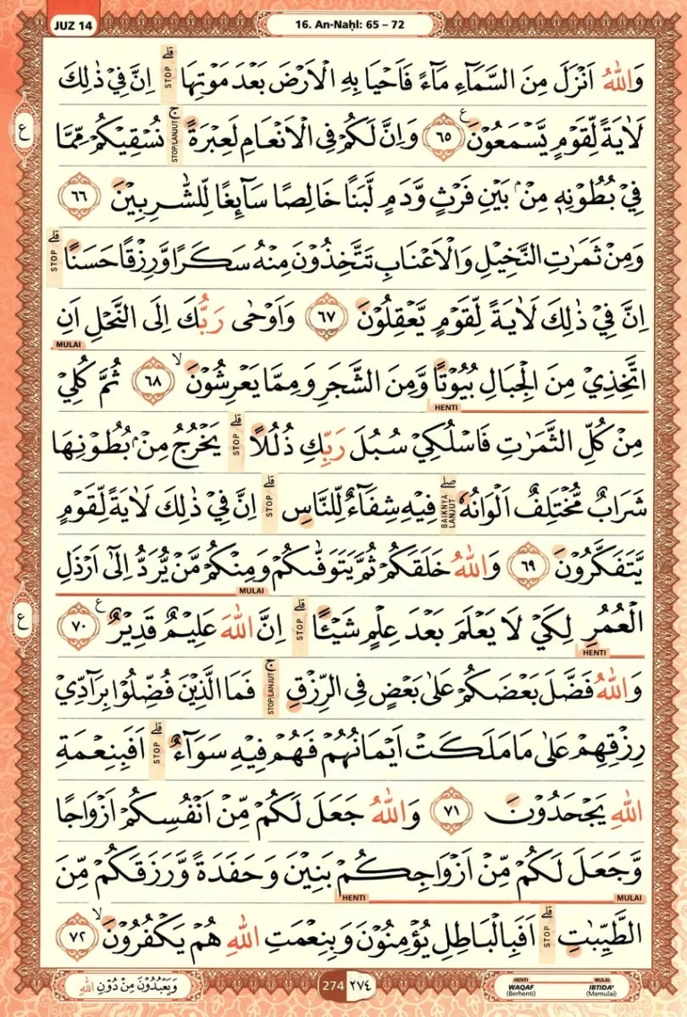 Al Quran Halaman 274