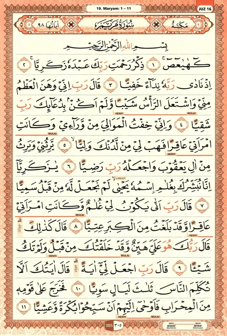 Al Quran Halaman 305