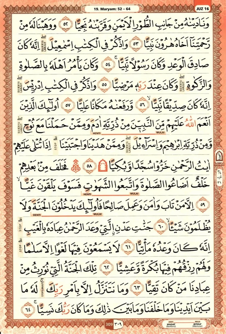 Al Quran Halaman 309