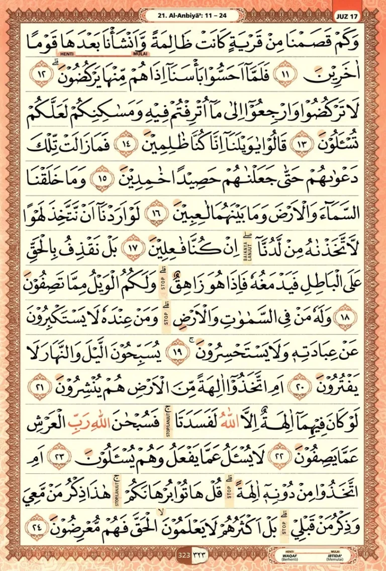 Al Quran Halaman 323