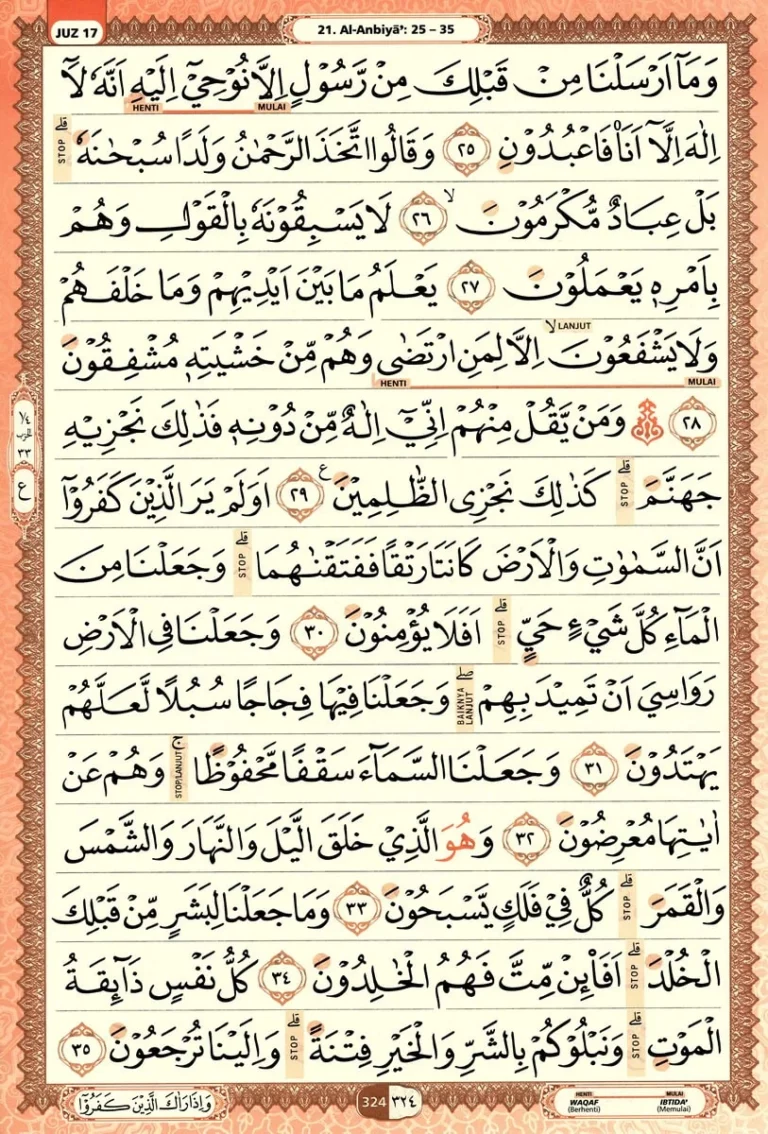 Al Quran Halaman 324