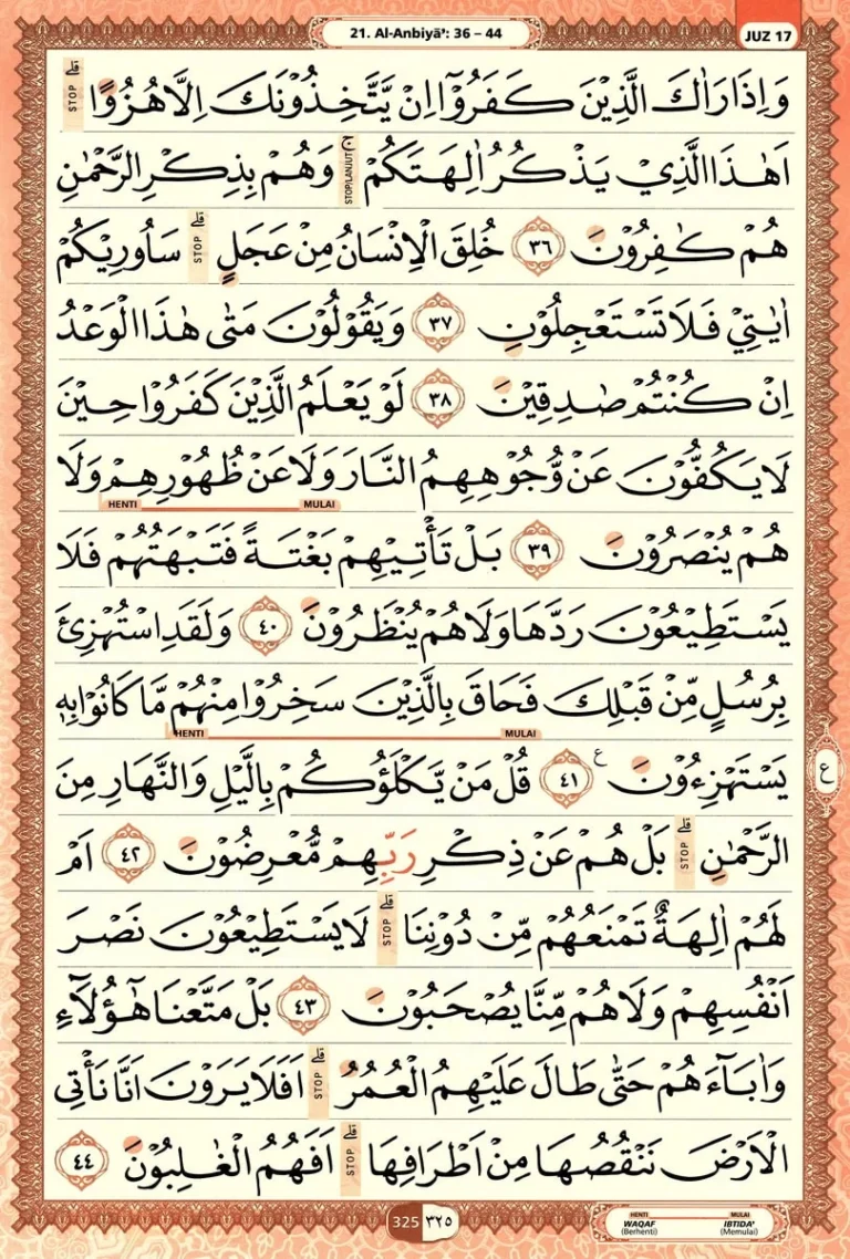 Al Quran Halaman 325