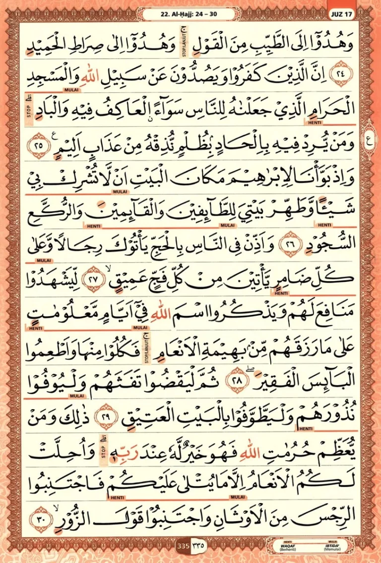 Al Quran Halaman 335