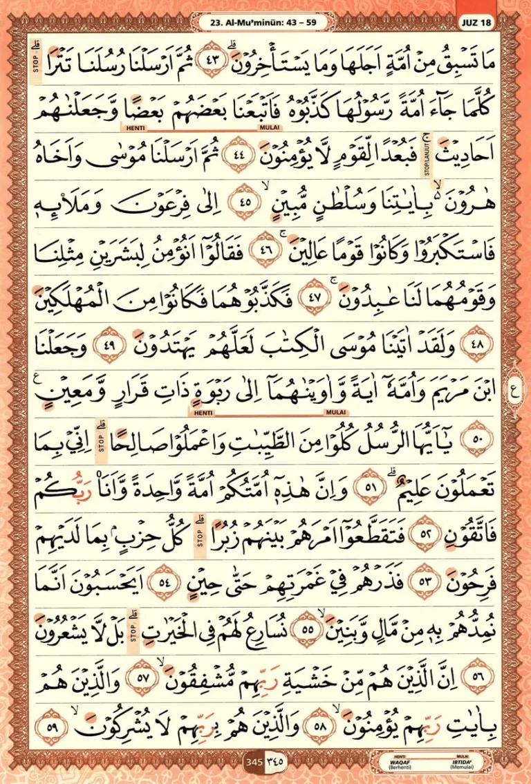 Al Quran Halaman 345