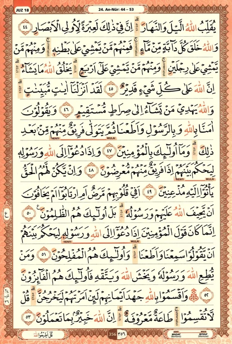 Al Quran Halaman 356