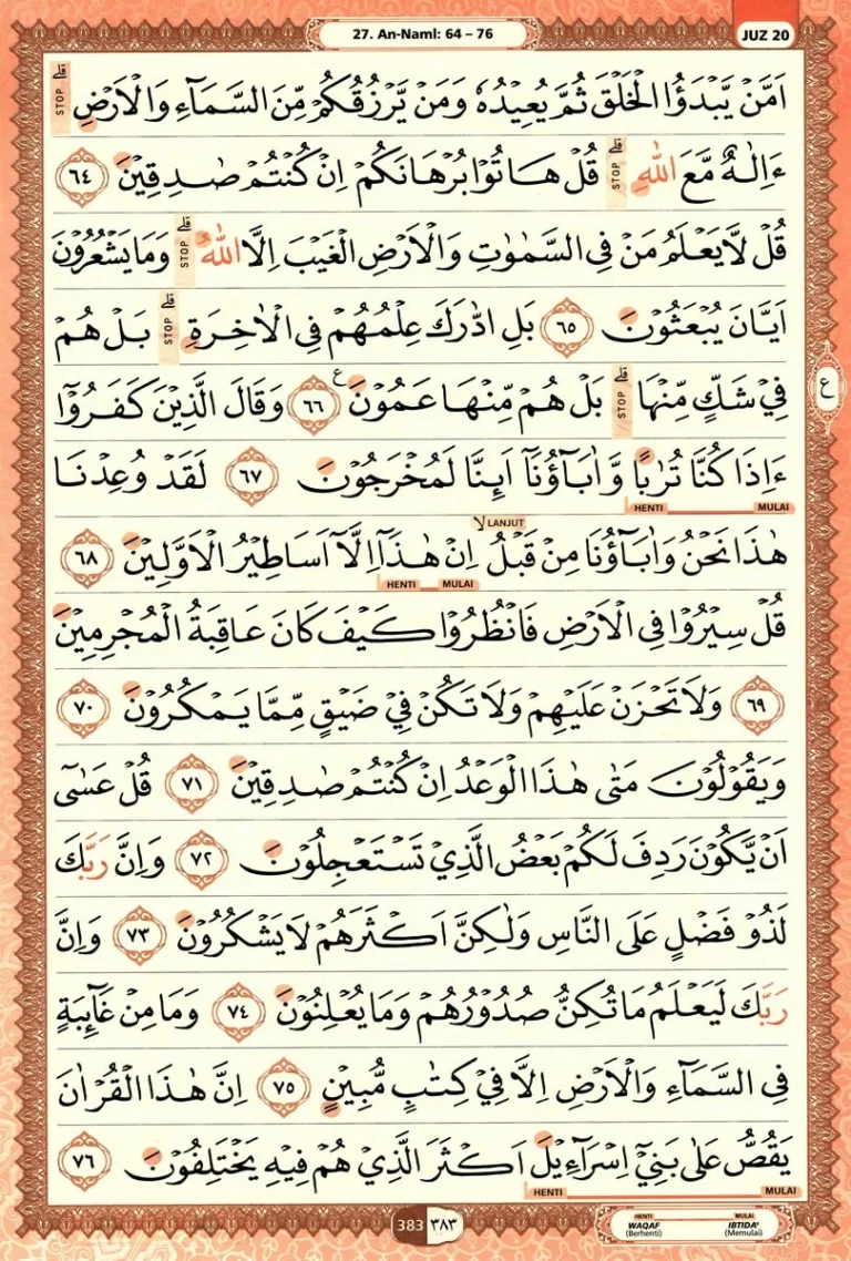 Al Quran Halaman 383