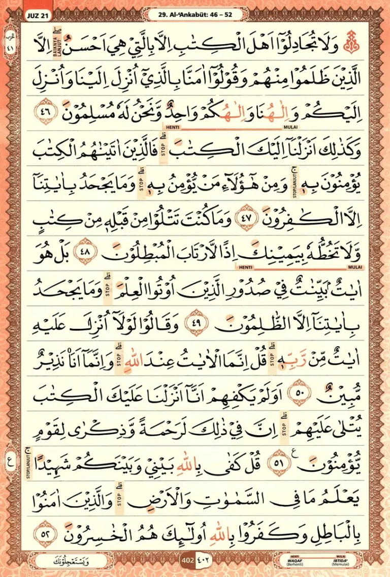 Al Quran Halaman 402