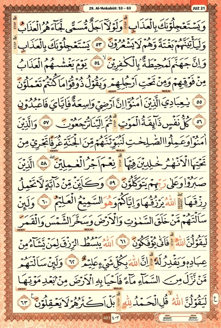 Al Quran Halaman 403