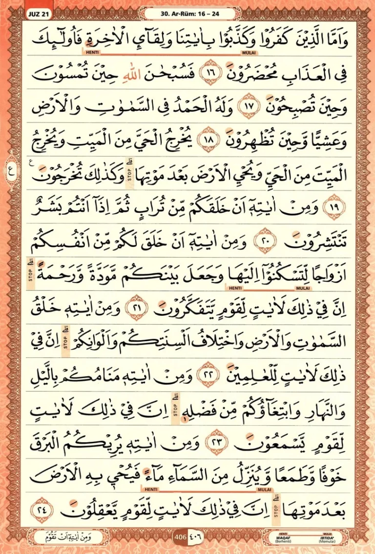 Al Quran Halaman 406