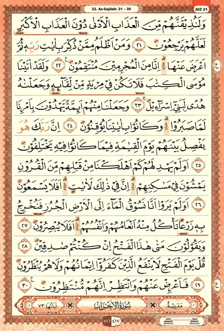 Al Quran Halaman 417