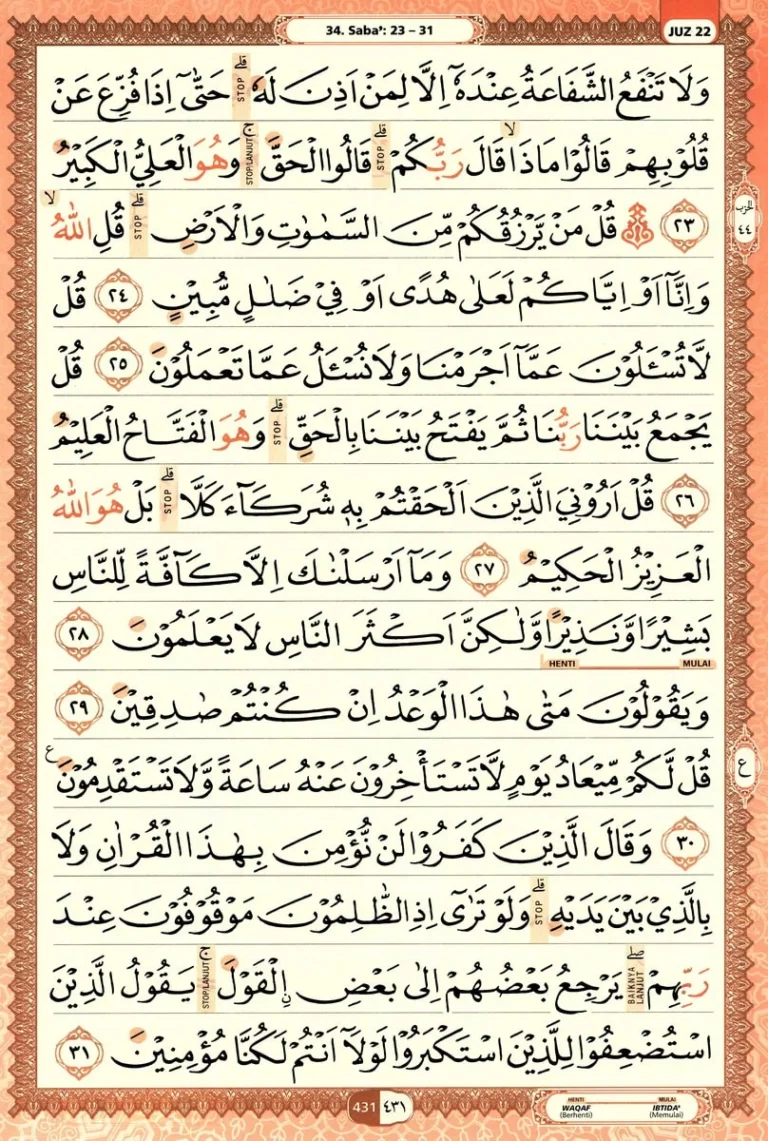 Al Quran Halaman 431