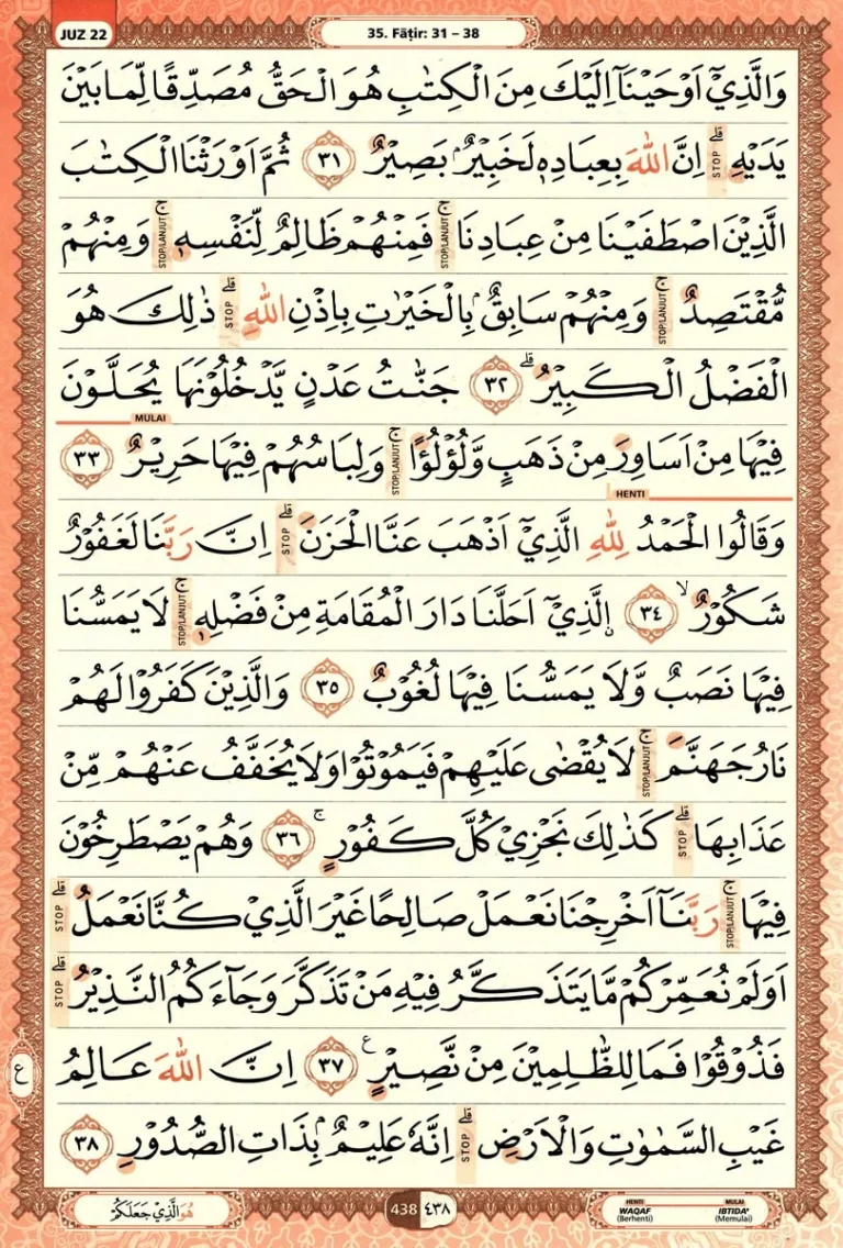 Al Quran Halaman 438