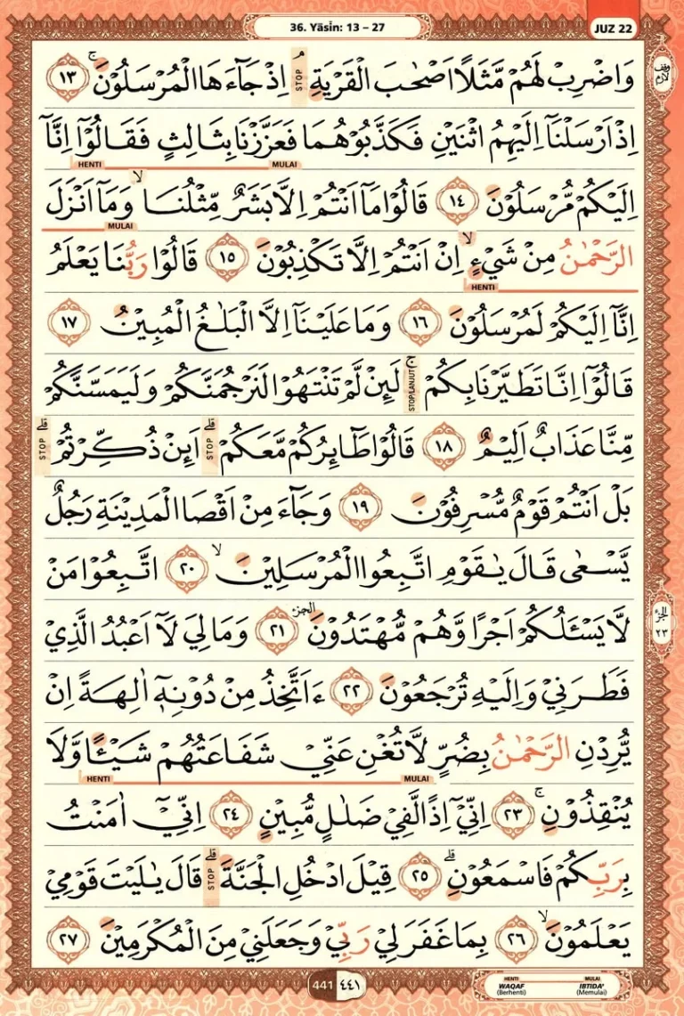 Al Quran Halaman 441