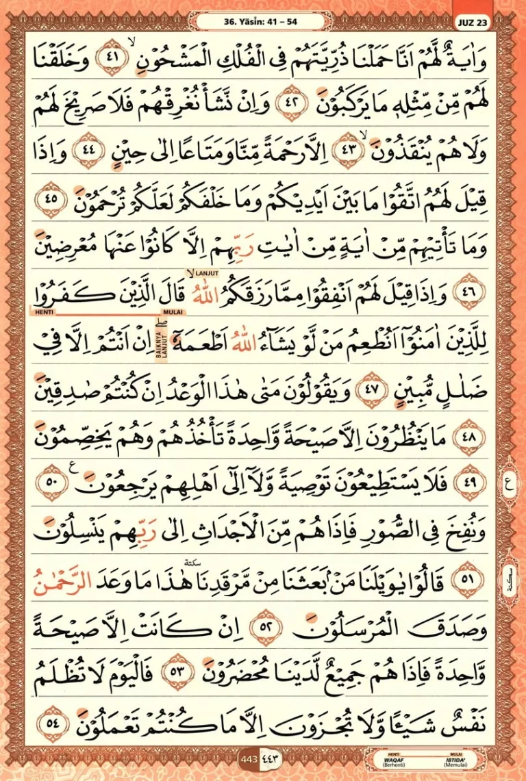 Al Quran Halaman 443