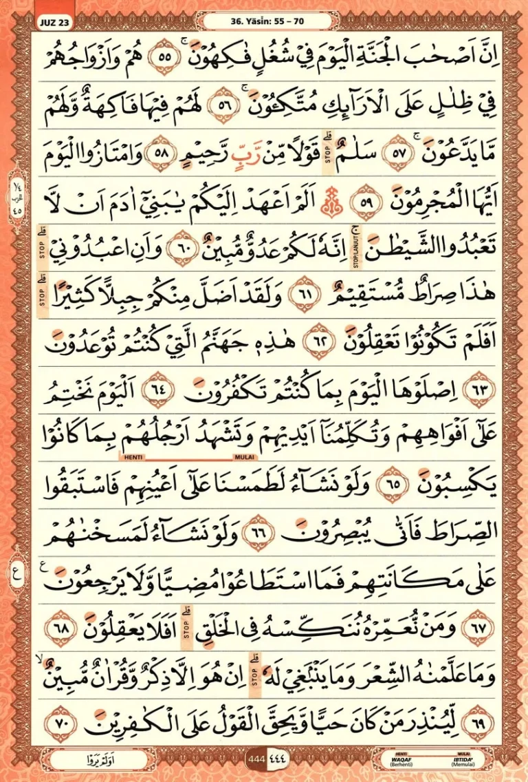 Al Quran Halaman 444