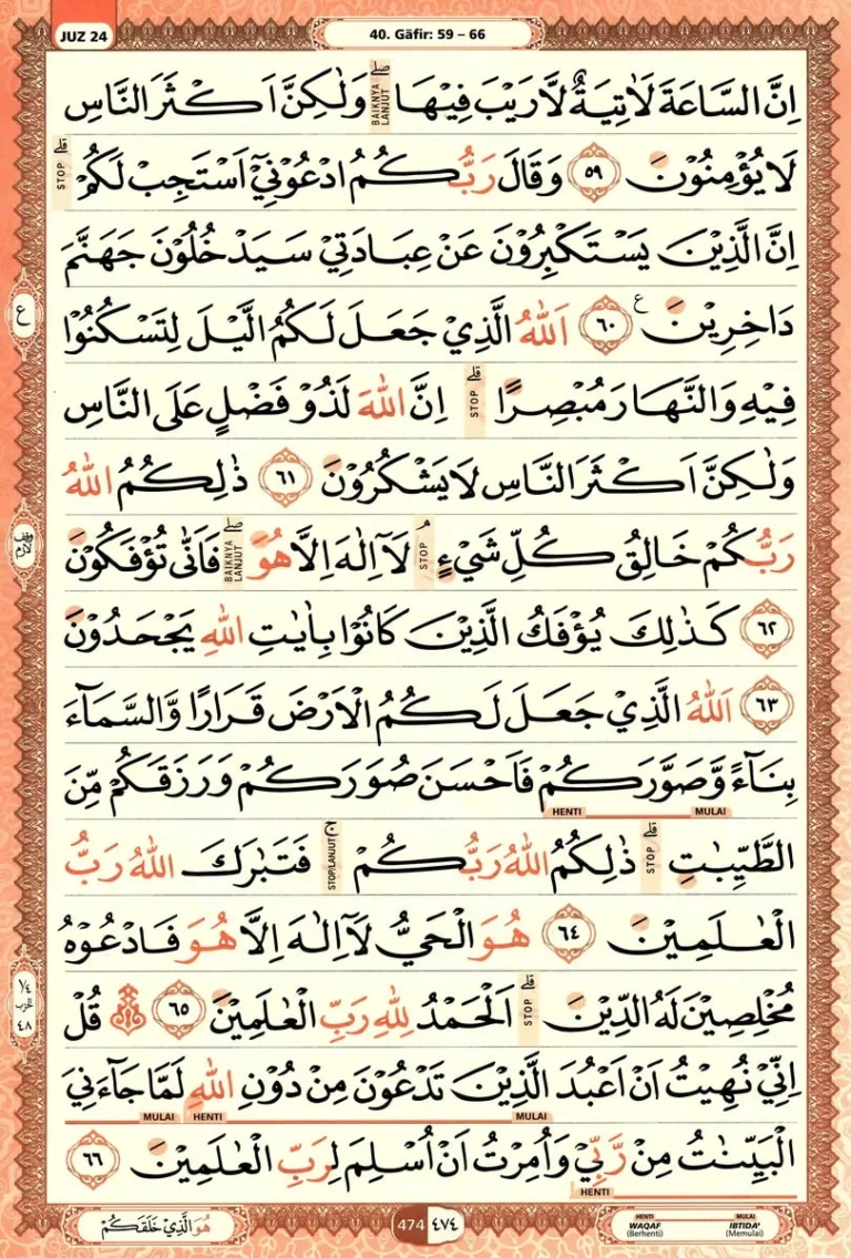 Al Quran Halaman 474