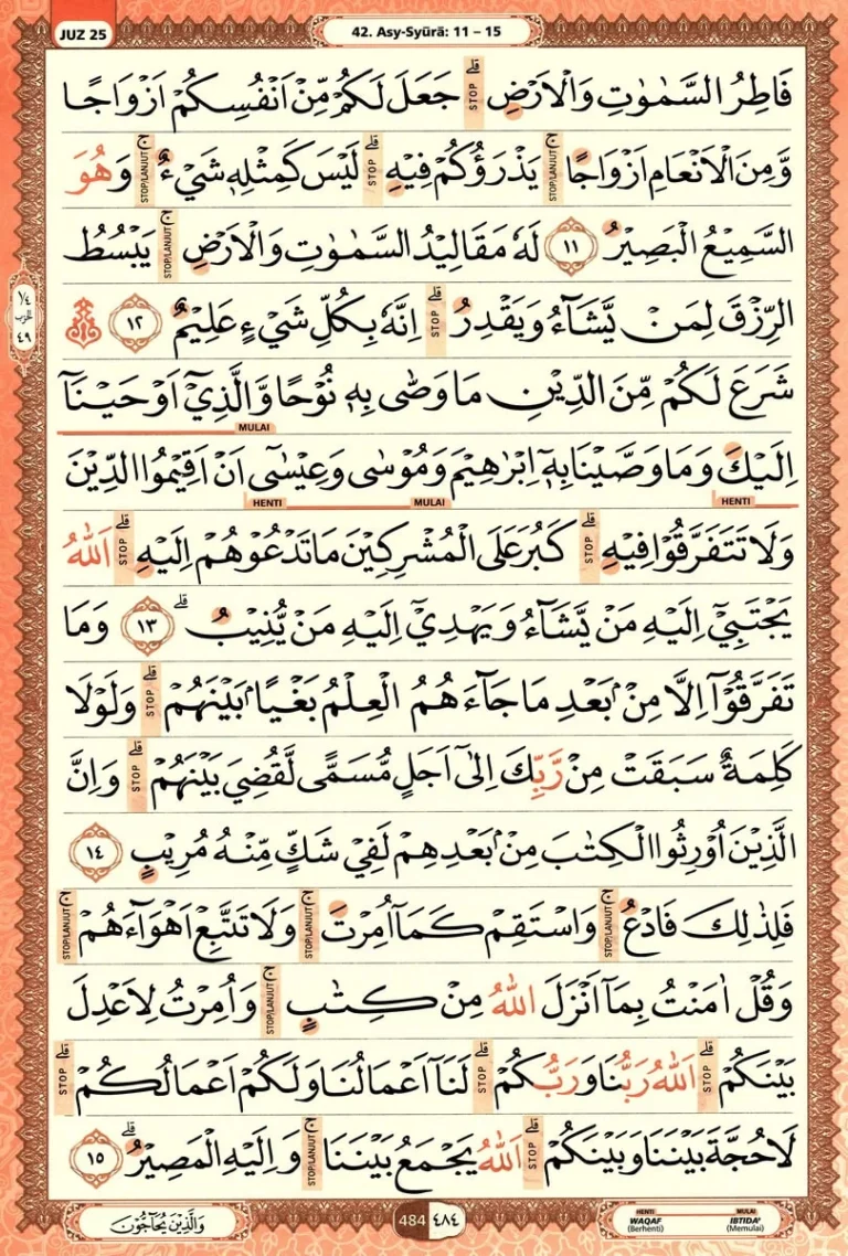 Al Quran Halaman 484