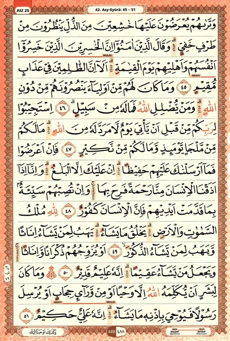 Al Quran Halaman 488