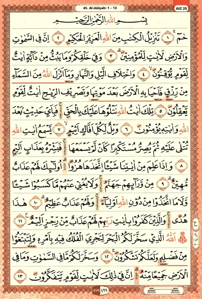 Al Quran Halaman 499