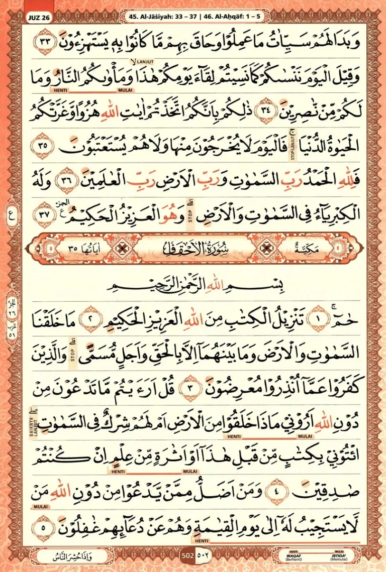 Al Quran Halaman 502