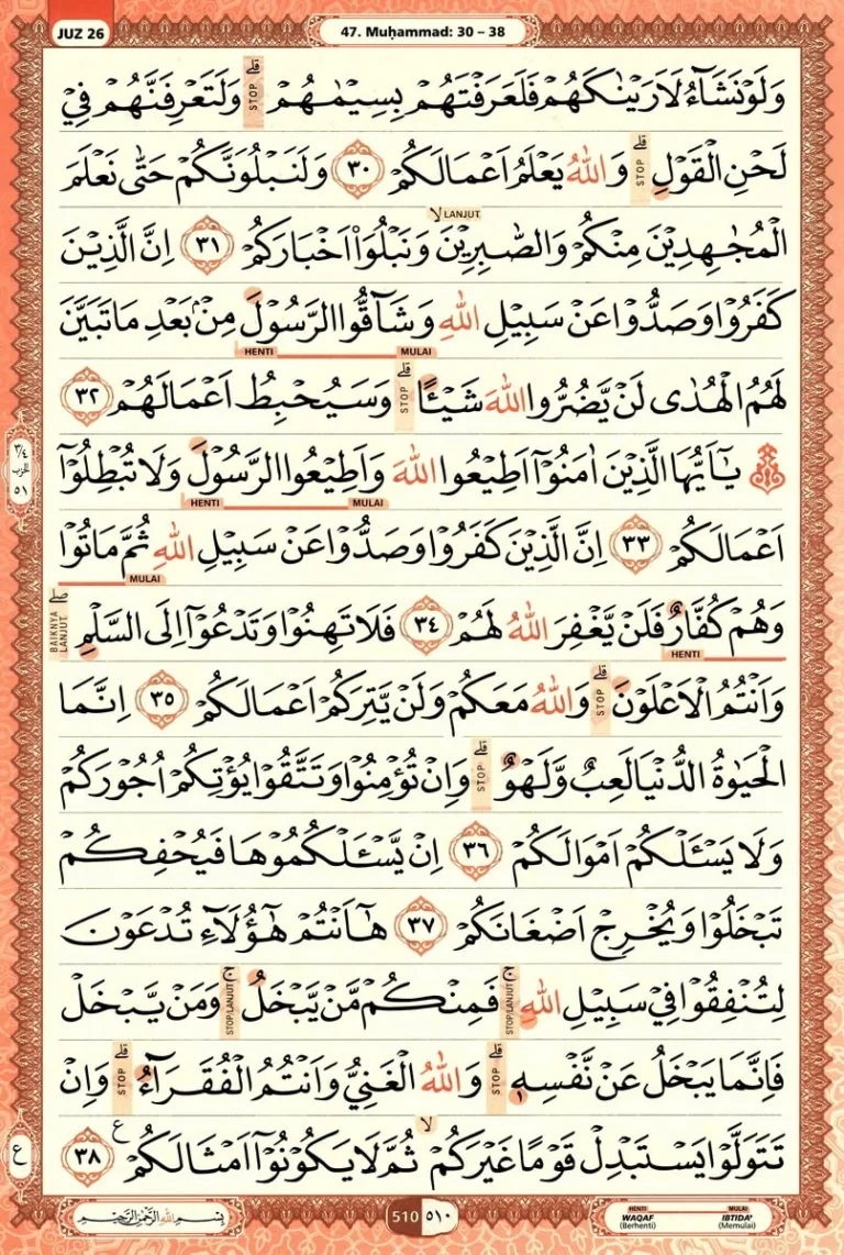 Al Quran Halaman 510