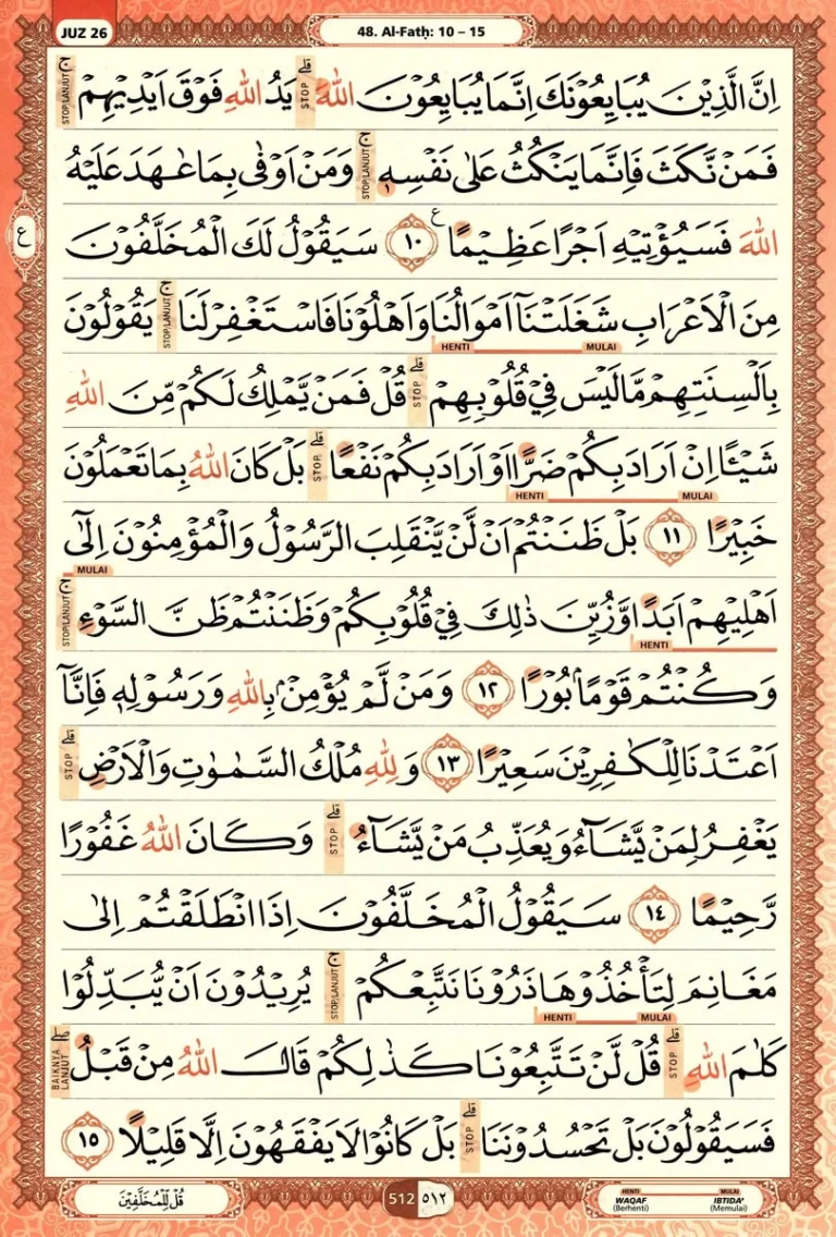 Al Quran Halaman 512