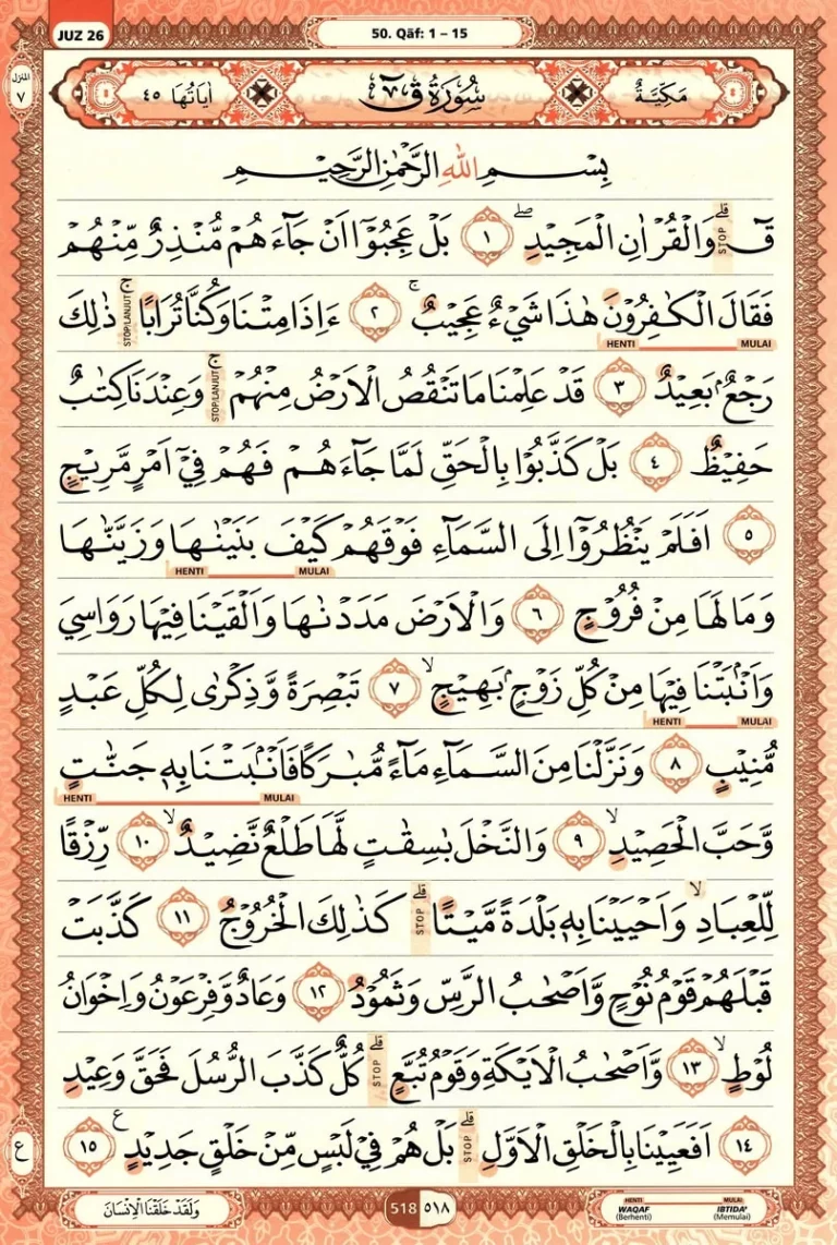 Al Quran Halaman 518