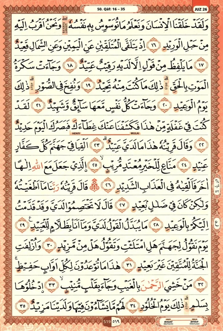 Al Quran Halaman 519