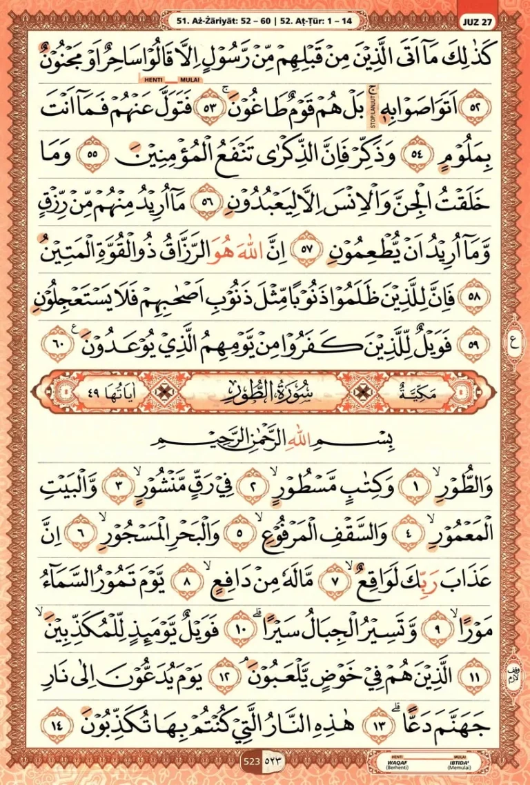 Al Quran Halaman 523