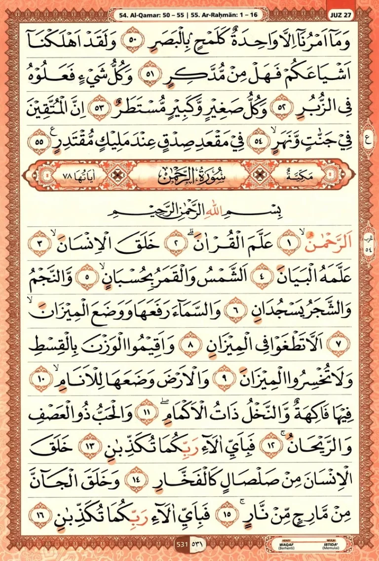 Al Quran Halaman 531