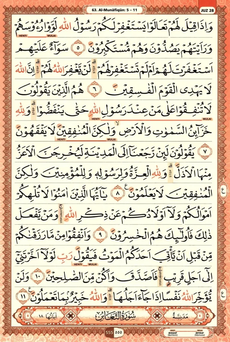 Al Quran Halaman 555