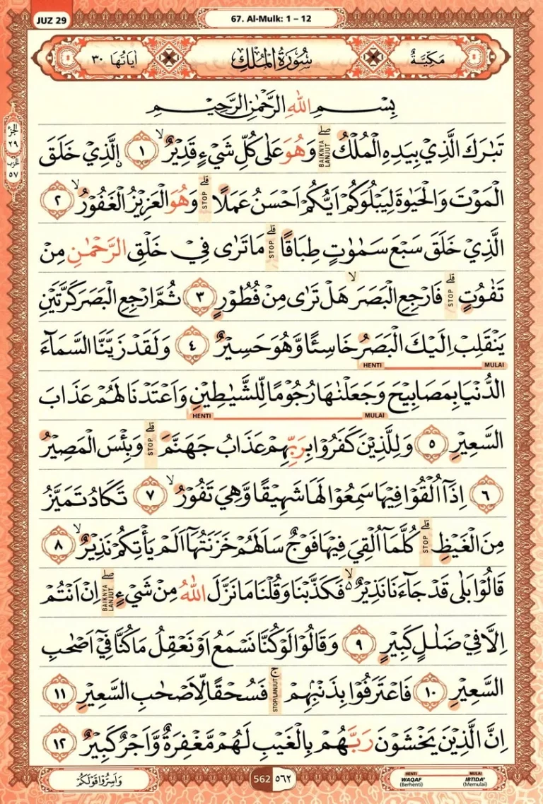 Al Quran Halaman 562