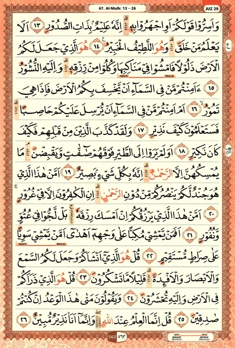 Al Quran Halaman 563