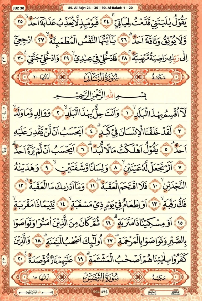 Al Quran Halaman 594